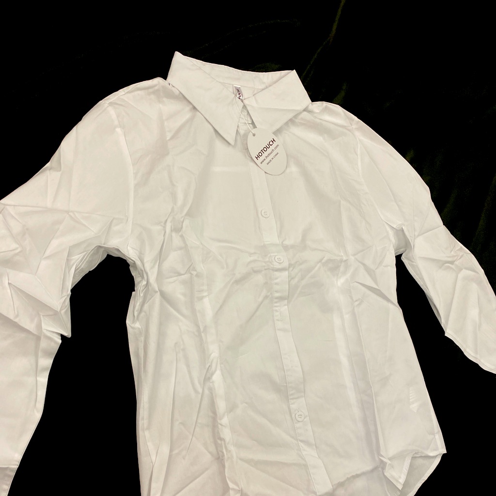 Hotouch Women’s Basic Button Down Shirt